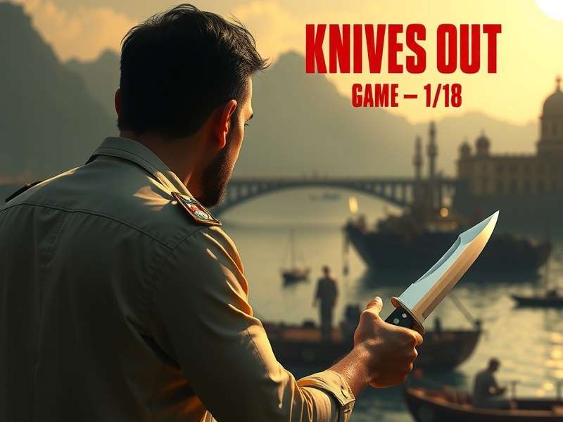 Concept art of a futuristic battle royale map with players parachuting