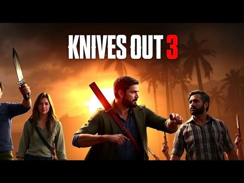 Knives Out 3 Official Teaser Image showing new UK map locations