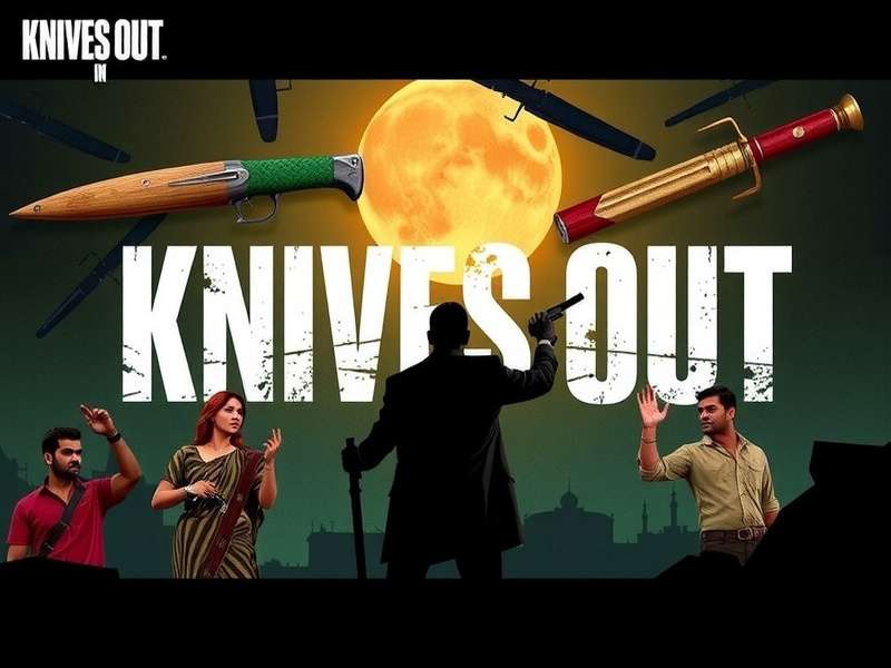 Knives Out release timeline infographic showing key dates from 2017 to 2019