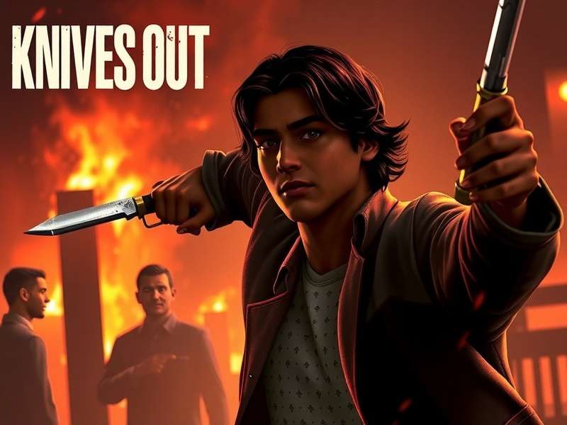 Knives Out 3 official teaser image showing new map and characters