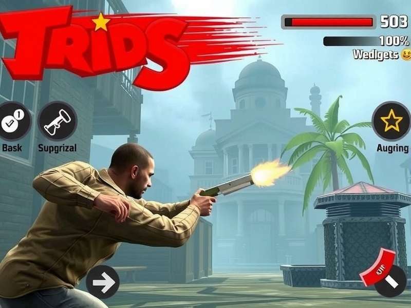 Knives Out PC Gameplay Screenshot showing intense battle