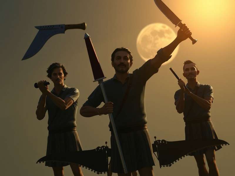 Knives Out 3 Concept Art showing futuristic city map