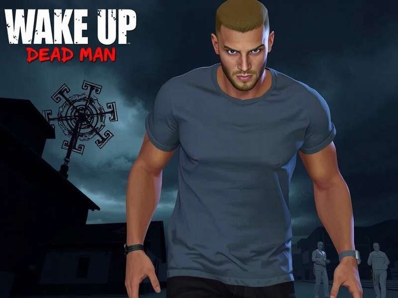 Gaming setup with intense Knives Out battle scene on monitor