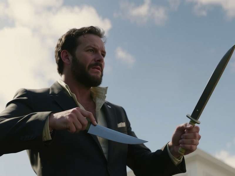 Daniel Craig Knives Out intense gameplay scene showing survival combat