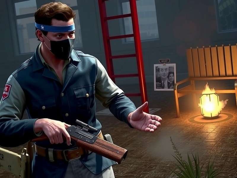 Knives Out PC gameplay screenshot showing intense battle royale action