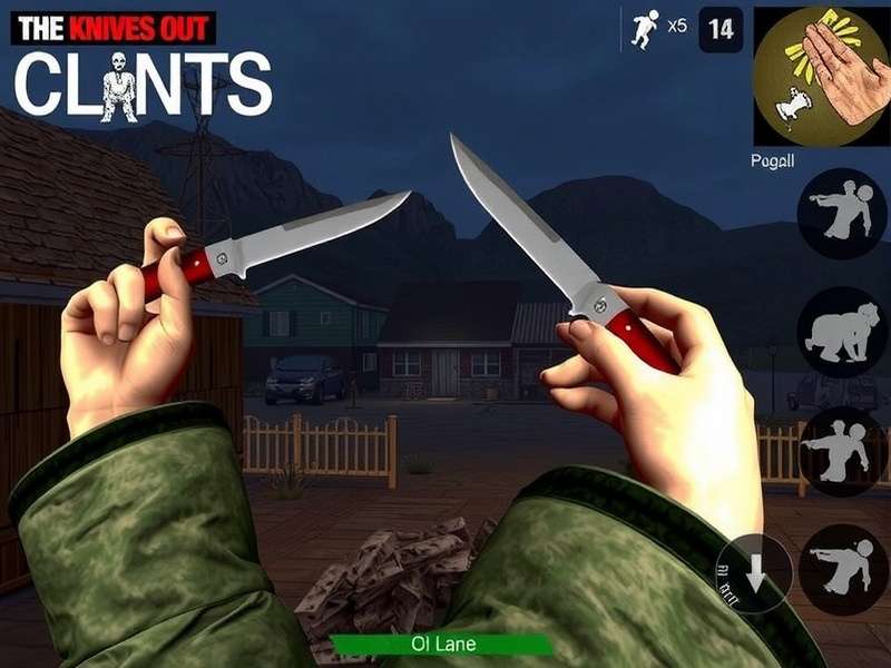 Knives Out Gameplay Screenshot on PC