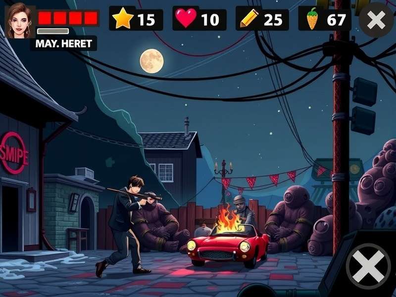 A Knives Out squad engaged in a tactical firefight in an urban environment