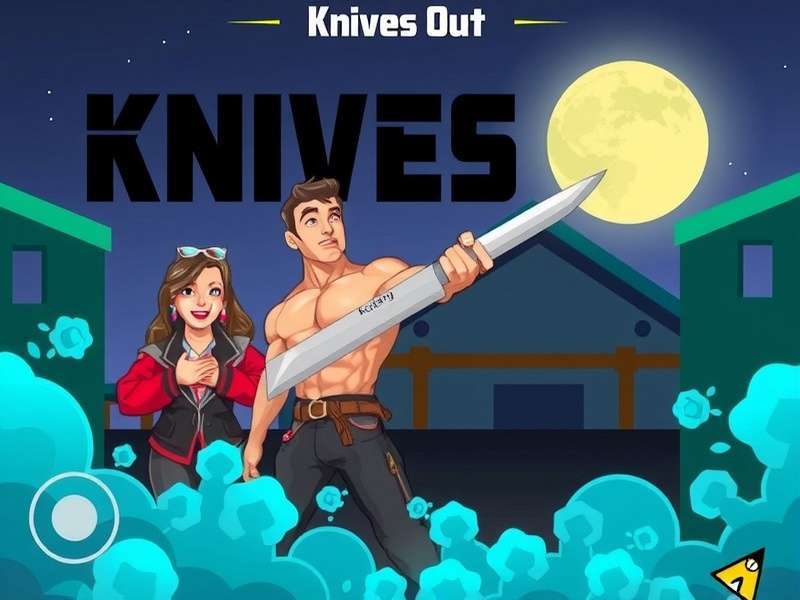 Gamer downloading and playing Knives Out on multiple devices