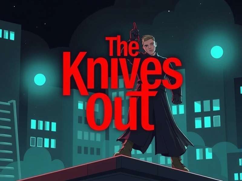 Knives Out gameplay screenshot showing intense squad combat in a detailed urban map