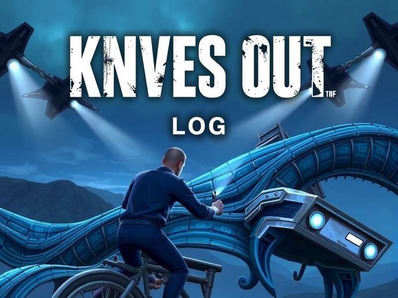 Knives Out game login screen and character selection interface on multiple devices