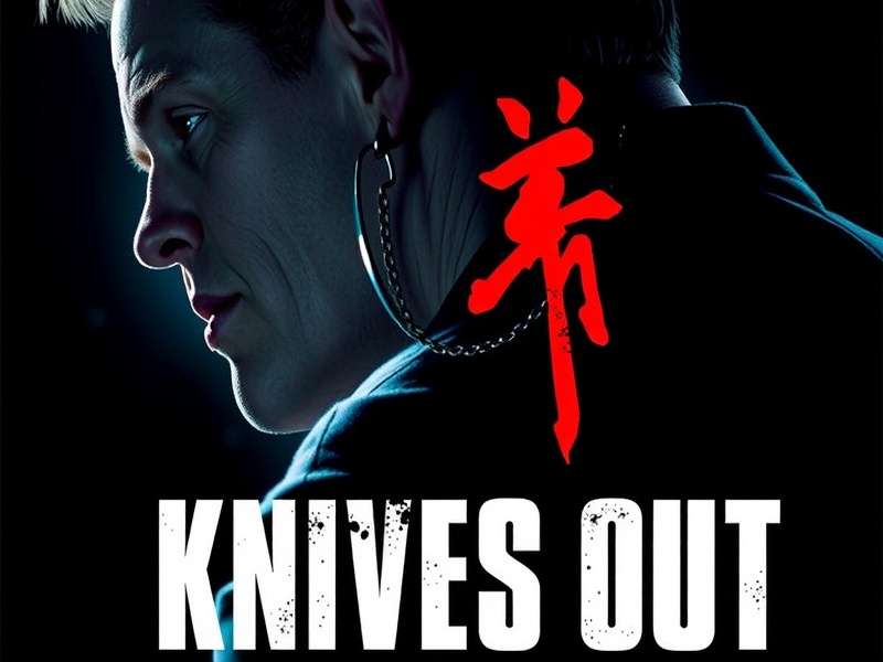 Exclusive teaser concept art for the upcoming Knives Out movie showing Benoit Blanc in a new setting