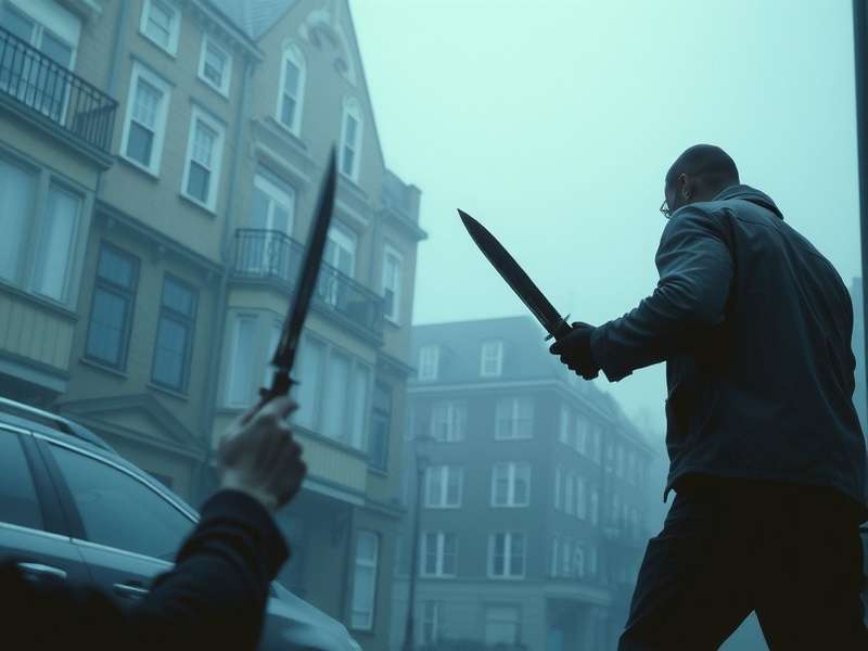 Knives Out movie poster showing the ensemble cast in a dramatic layout