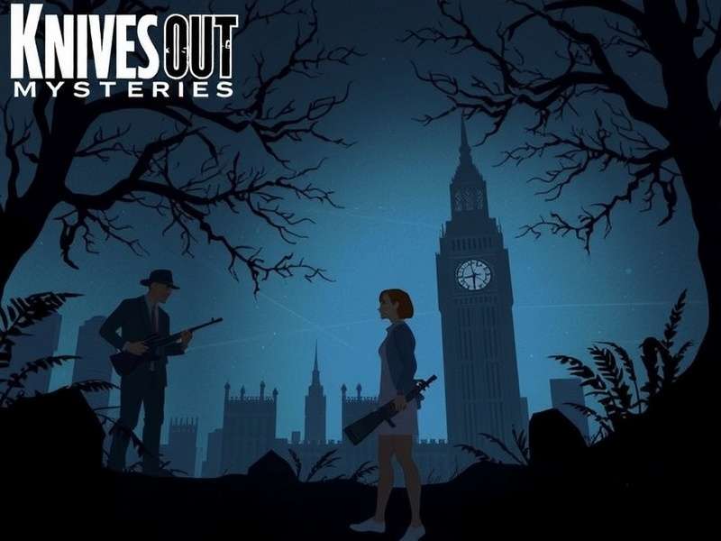 Knives Out gameplay screenshot showing intense squad combat in a urban environment