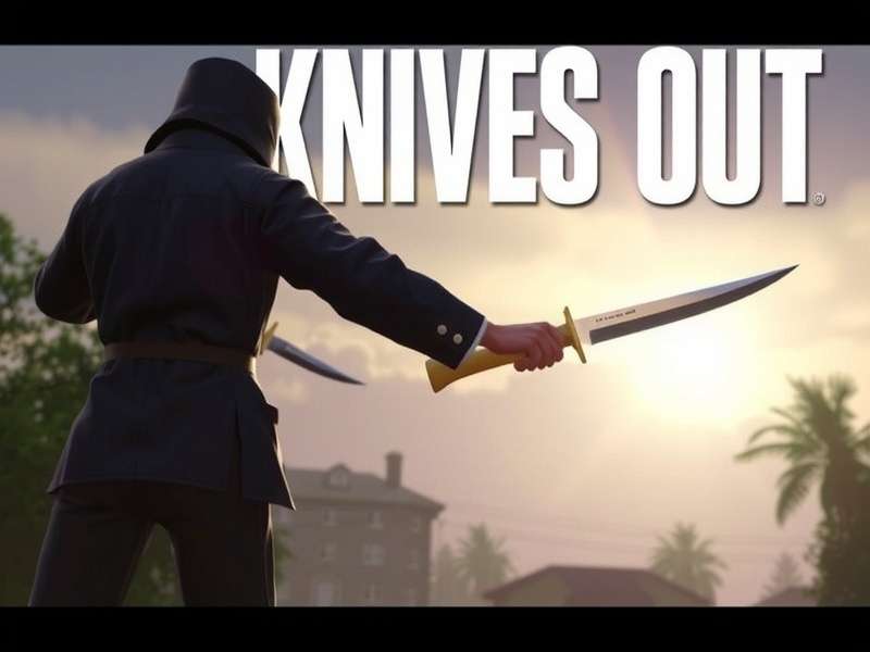 Knives Out Trailer Youtube – official cinematic teaser banner with game characters and action scene