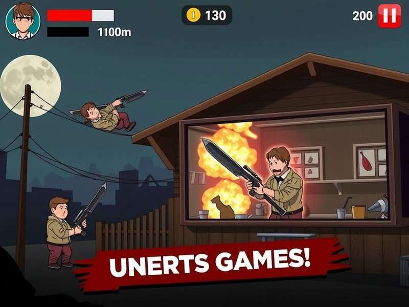 Knives Out Game For Pc Apk — Hero banner showing battle royale action
