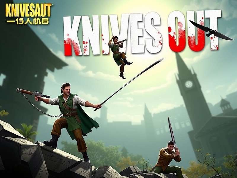 Knives Out game screenshot showing battle royale action on PC Windows 10 64 bit