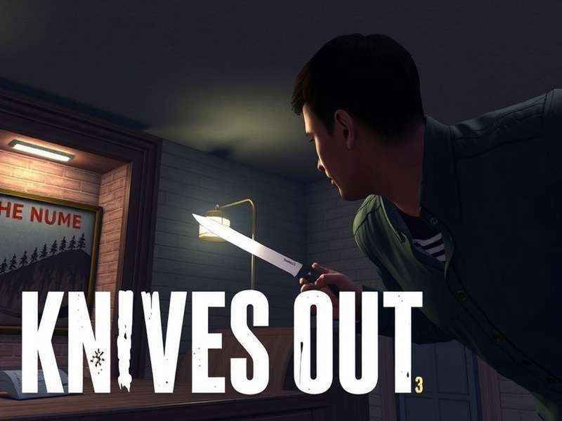 Knives Out 3 Trailer official poster showing the new battleground and characters