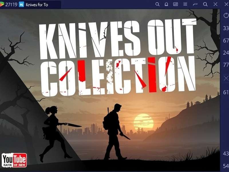 Knives Out Collection – Battle Royale island overview with weapons and gear