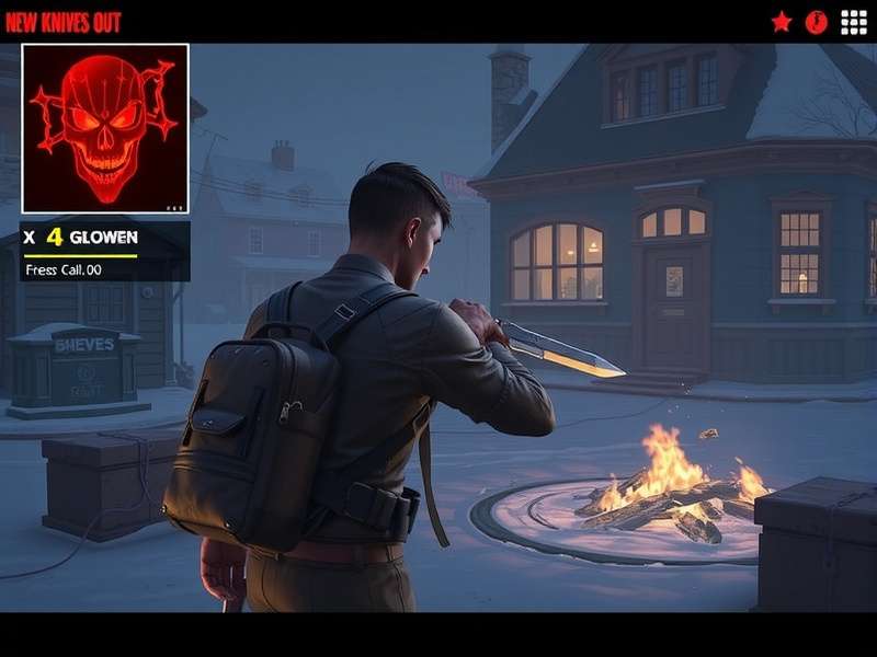 New Knives Out gameplay action shot featuring the battle royale arena with Indian players